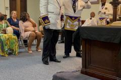 Representation Ceremony for RW Rohan M. Lundy - DDGM First Kings District , RE Pierre Thevenin - Grand Sword Bearer(Staff Officer)- VW Owen H. Lancaster -Assistant Grand Lecturer -June 4th,2022