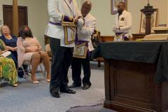 Representation Ceremony for RW Rohan M. Lundy - DDGM First Kings District , RE Pierre Thevenin - Grand Sword Bearer(Staff Officer)- VW Owen H. Lancaster -Assistant Grand Lecturer -June 4th,2022